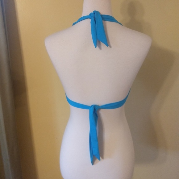 Kenneth Cole ruffle swim top sz medium *D - Picture 2 of 4